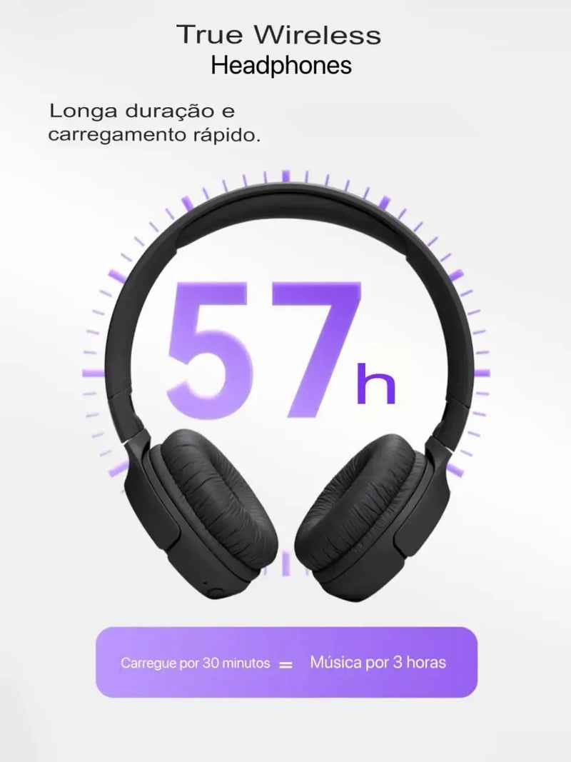 🏆 Headphones Bluetooth T520BT para Música e Jogos